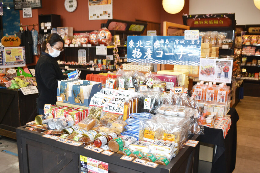 越谷市の「ガーヤちゃんの蔵屋敷」で開催中の「東北フェア」