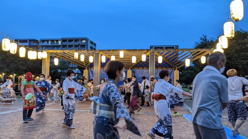 昨年の物「日山盆踊り」