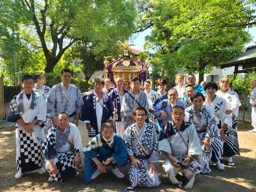 盛大な「吉川八坂祭り」開催を待ち望む世話人会や神社総代会のメンバーら